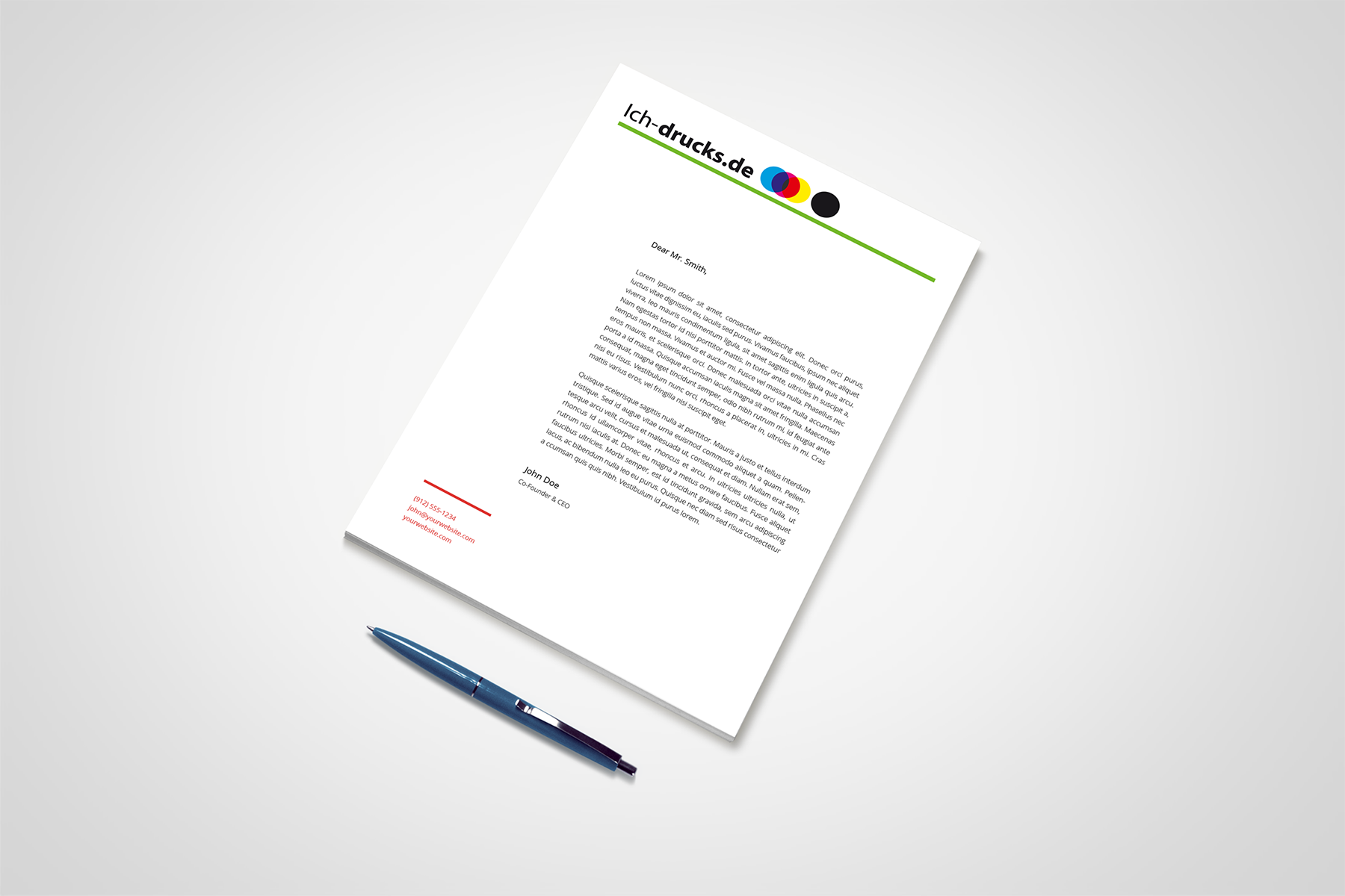 Briefpapier / Briefbogen